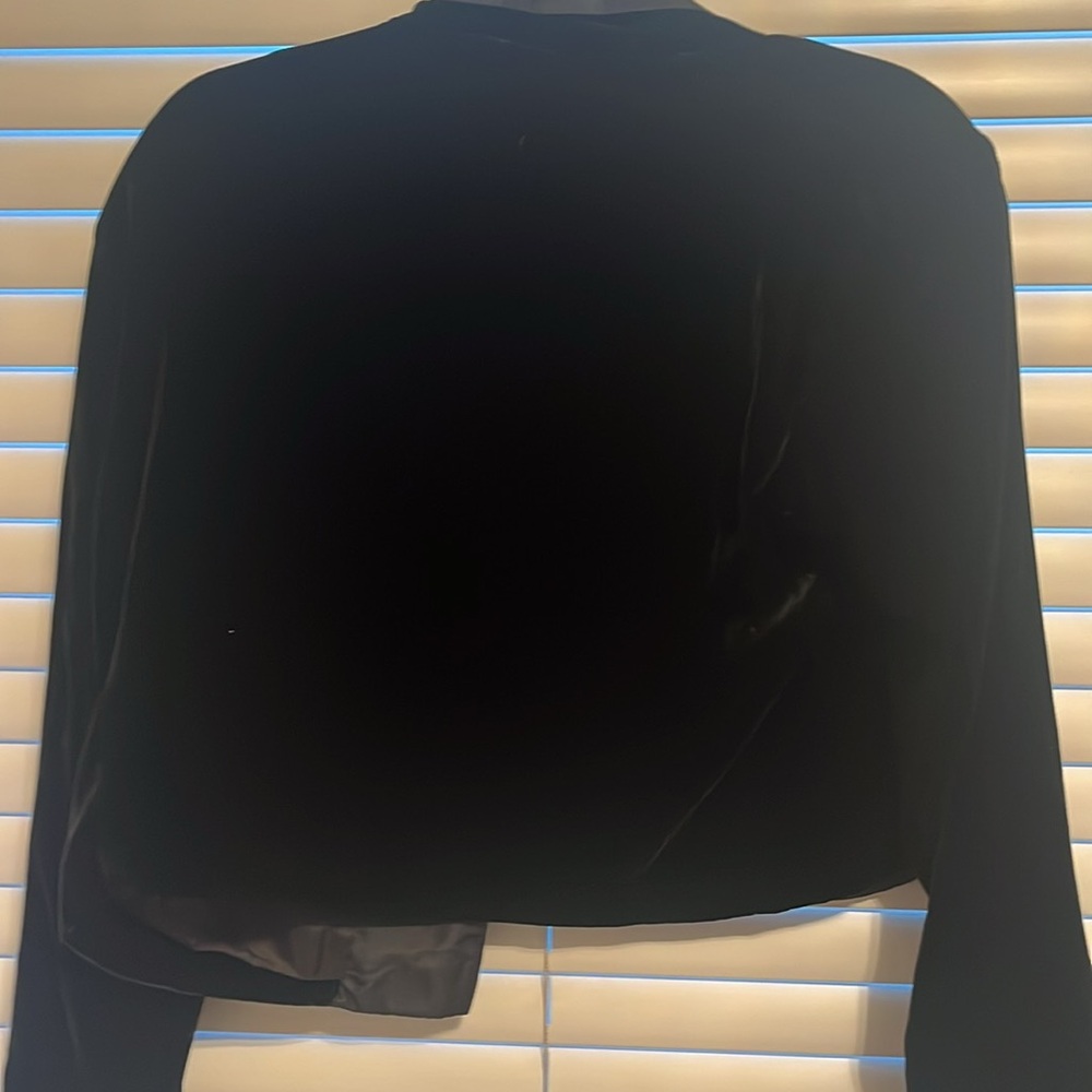 J Crew Vintage Ladies Velvet Jacket Size 10 - Picture 6 of 6